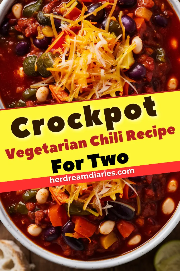 16 Easy Crockpot Recipes for Two 11 Crockpot Vegetarian Chili Recipe For Two