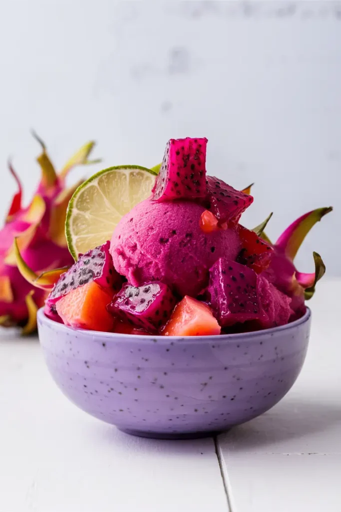 25 Easy Ninja Creami Sorbet Recipes for Summer 7 Dragon Fruit Delight