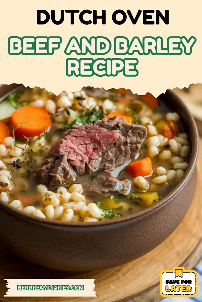 13 Dutch Oven Soup Recipes 4 Dutch Oven Beef and Barley Soup Recipe