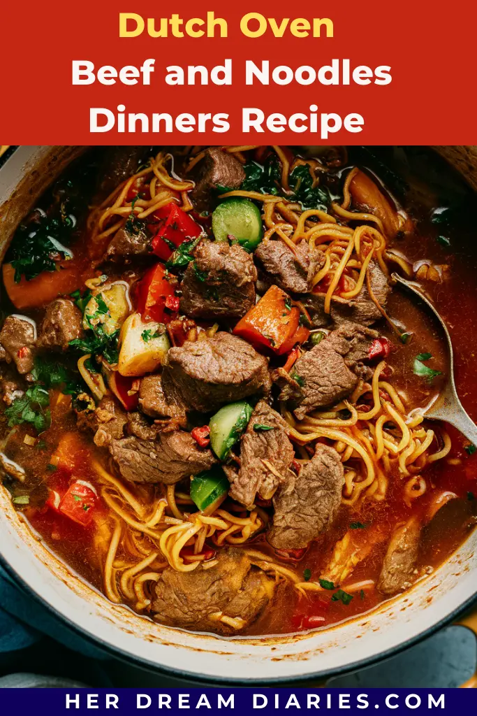 12 Dutch oven Dinners Recipes 13 Dutch Oven Beef and Noodles Dinners Recipe