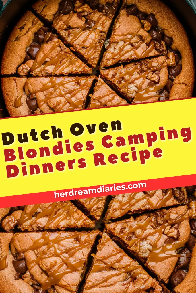 13 Easy Dutch Oven Camping Dinner Recipes 12 Dutch Oven Blondies Camping Dinners Recipe