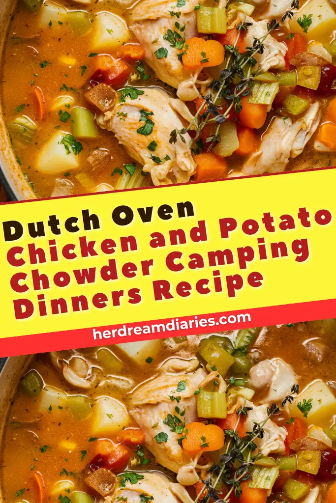 13 Easy Dutch Oven Camping Dinner Recipes 15 Dutch Oven Chicken and Potato Chowder Camping Dinners Recipe