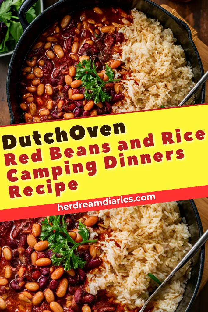 13 Easy Dutch Oven Camping Dinner Recipes 8 Dutch Oven Red Beans and Rice Camping Dinners Recipe
