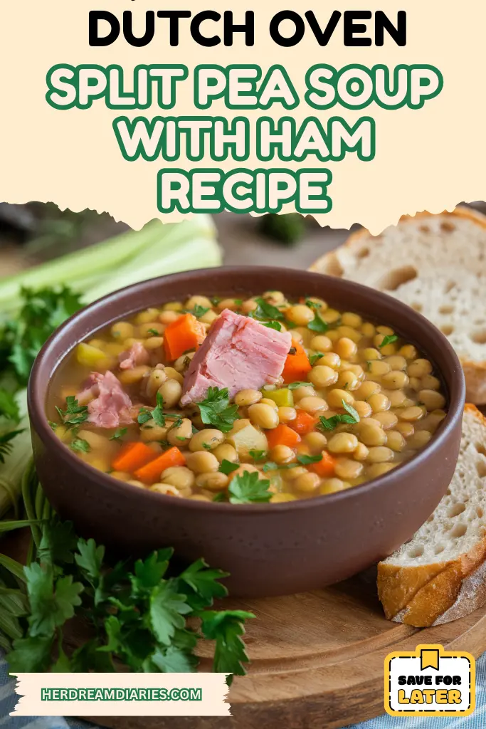 13 Dutch Oven Soup Recipes 9 Dutch Oven Split Pea Soup with Ham Recipe