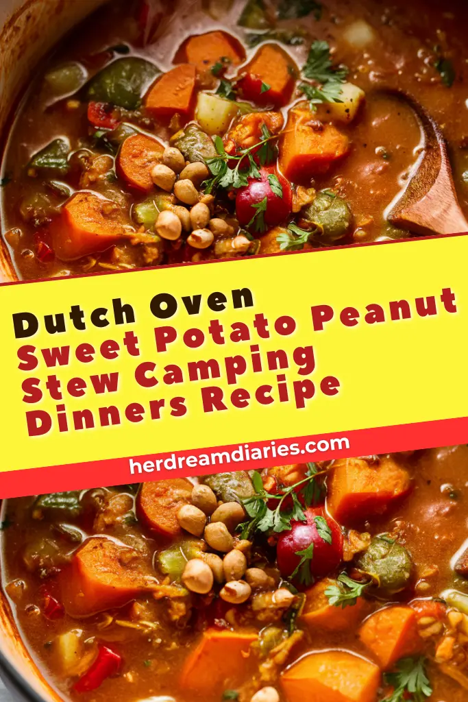 13 Easy Dutch Oven Camping Dinner Recipes 6 Dutch Oven Sweet Potato Peanut Stew Camping Dinners Recipe