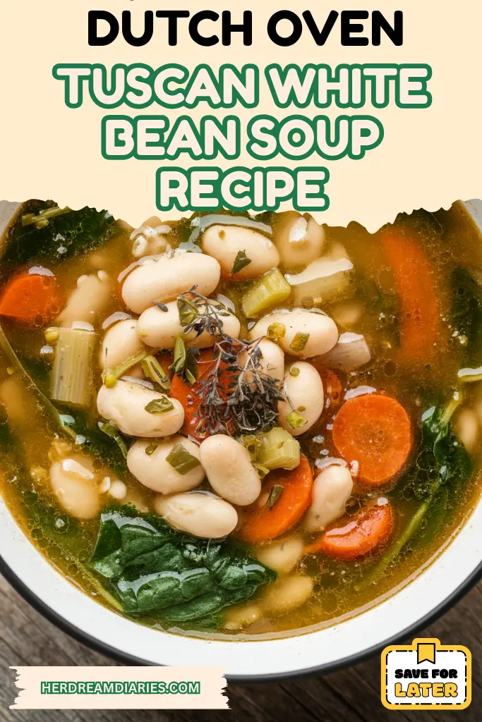 13 Dutch Oven Soup Recipes 13 Dutch Oven Tuscan White Bean Soup Recipe