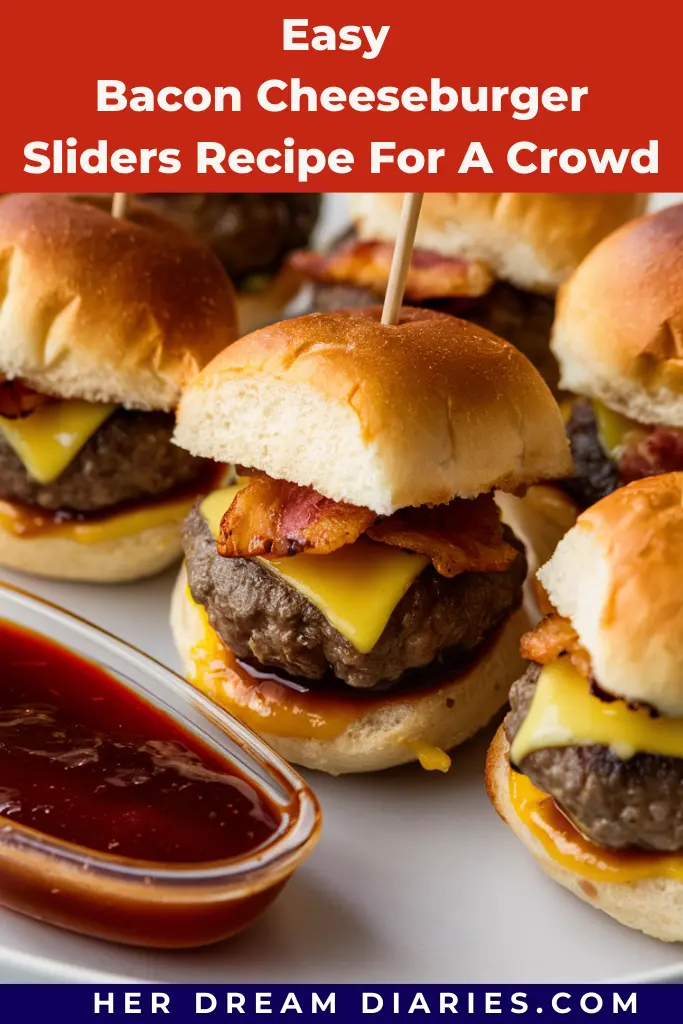 Easy Bacon Cheeseburger Sliders Recipe For A Crowd 1