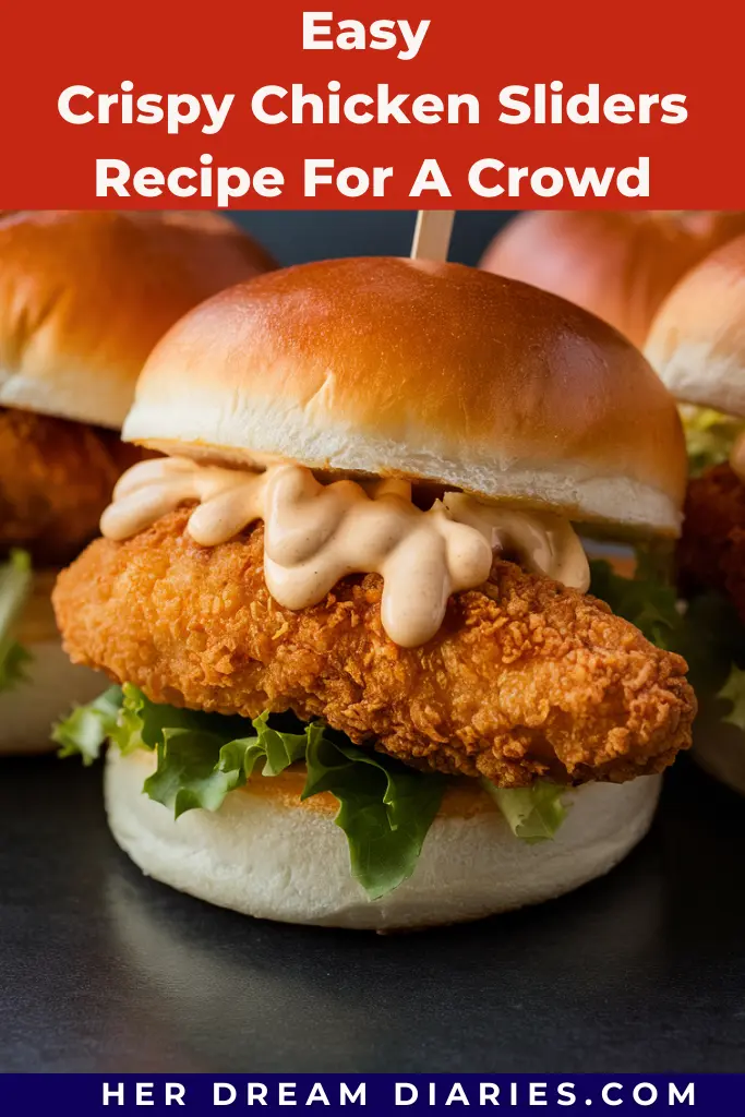 Easy Crispy Chicken Sliders Recipe For A Crowd