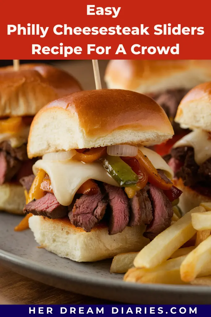 Easy Philly Cheesesteak Sliders Recipe For A Crowd