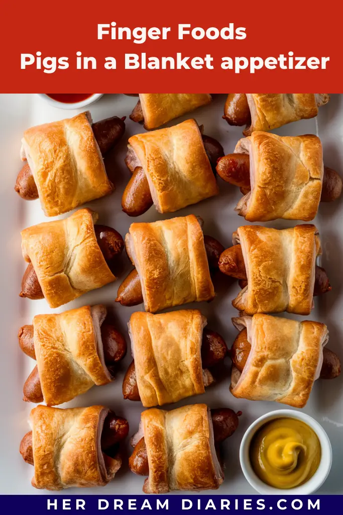 Finger Foods Pigs in a Blanket appetizer