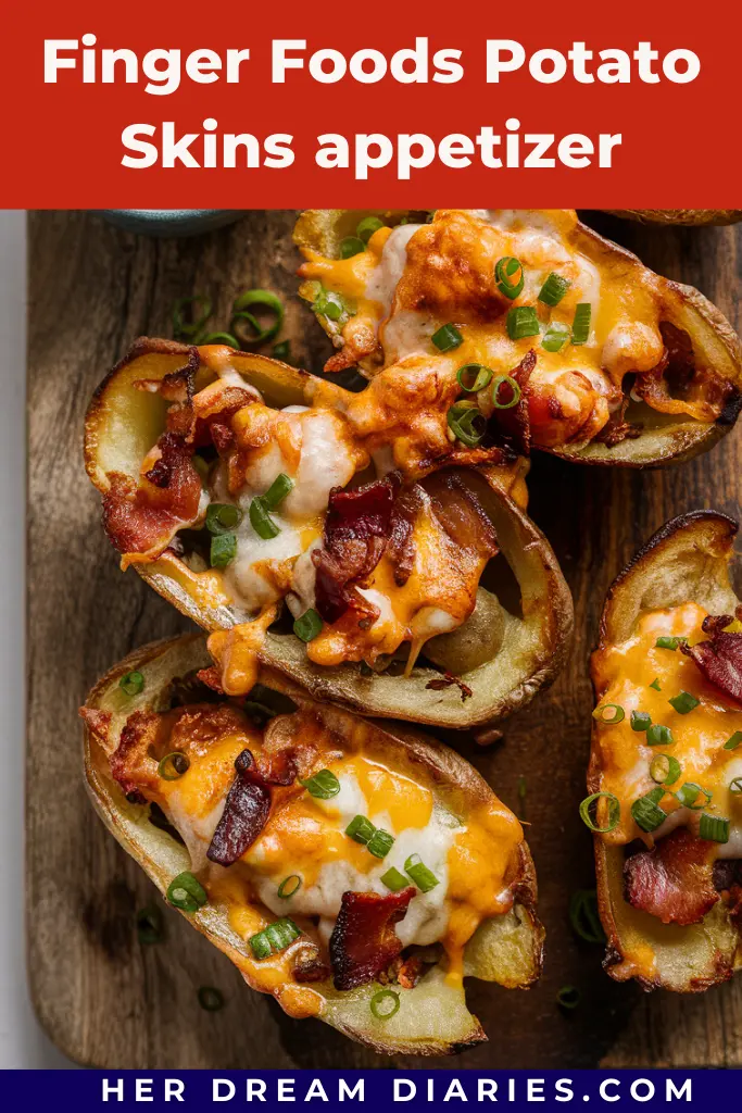Finger Foods Potato Skins appetizer