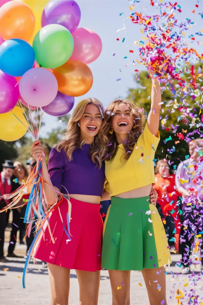 15+ Stylish & Simple Sisters Photoshoot Poses for Instagram-Worthy Shots 12 Fun Props Pose