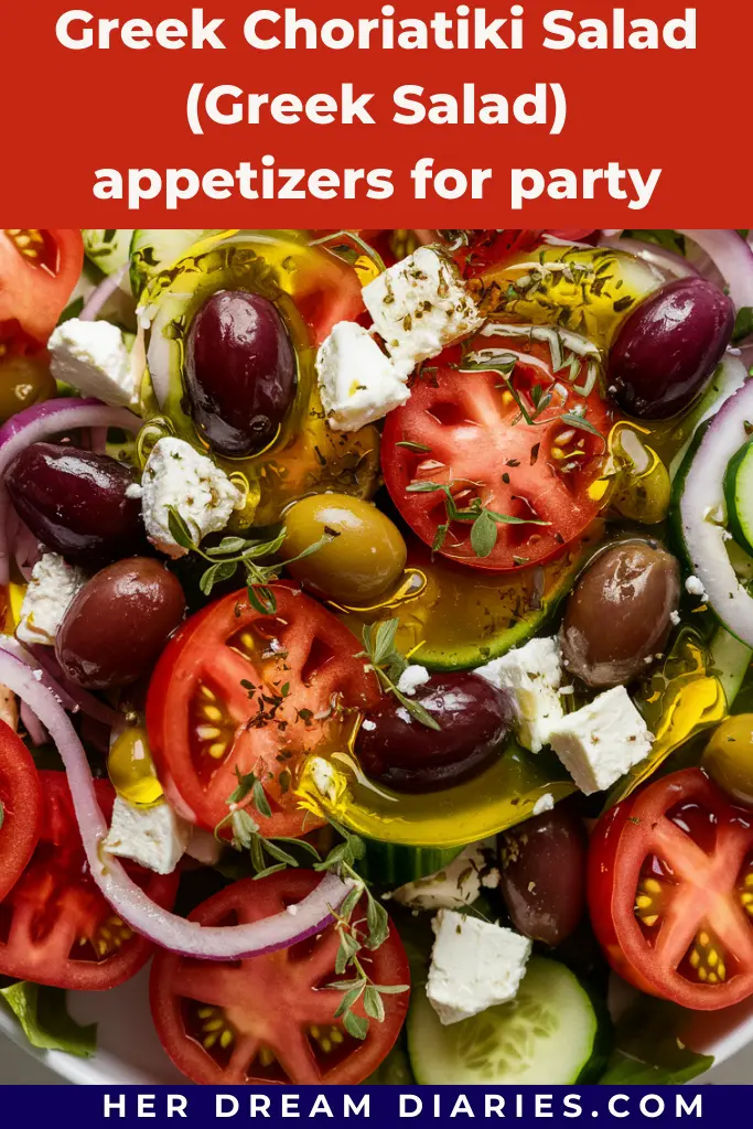 16+ Must Try Greek Appetizers For Party 17 Greek Choriatiki Salad Greek Salad appetizers for party