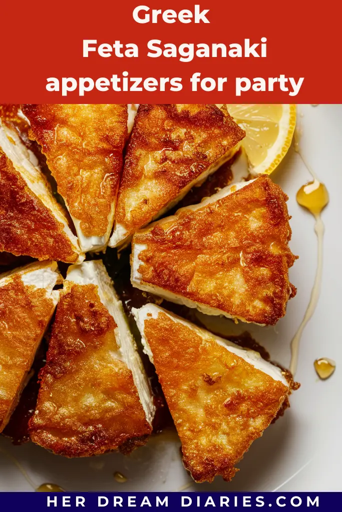 16+ Must Try Greek Appetizers For Party 16 Greek Feta Saganaki appetizers for party 1