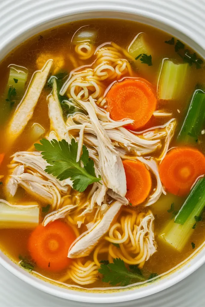 Instant Pot Chicken Vegetable Soup with Noodles