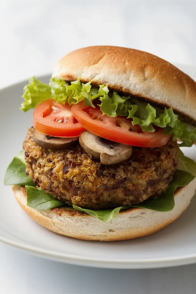 29+ Quick and Tasty Ninja Speedi Rapid Cooker Recipes 8 Mushroom Quinoa Veggie Burgers