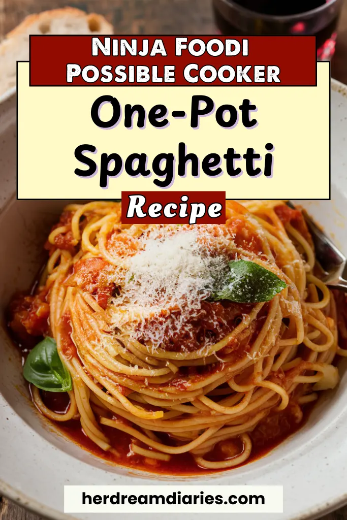 17 Ninja Foodi Possible Cooker Pro Recipes 6 One-Pot Spaghetti