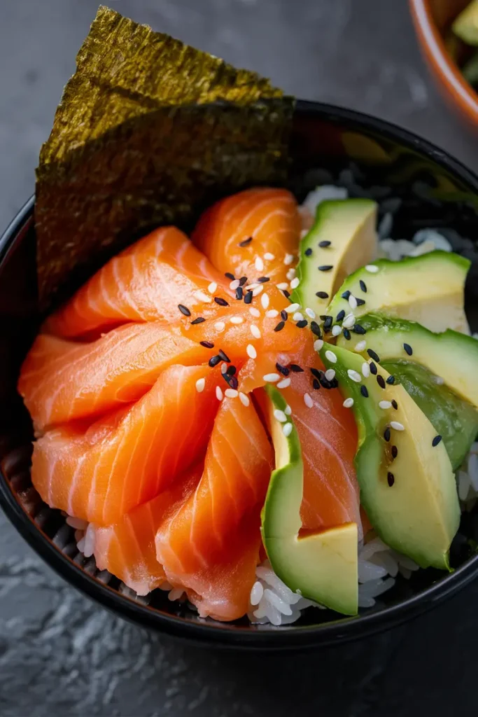 29+ Quick and Tasty Ninja Speedi Rapid Cooker Recipes 3 Sesame Salmon Sushi Bowl 1