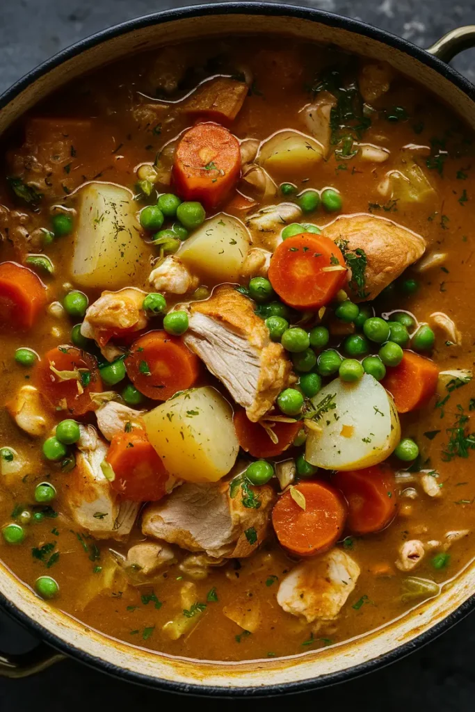 Slow Cooker Chicken Pot Pie Stew