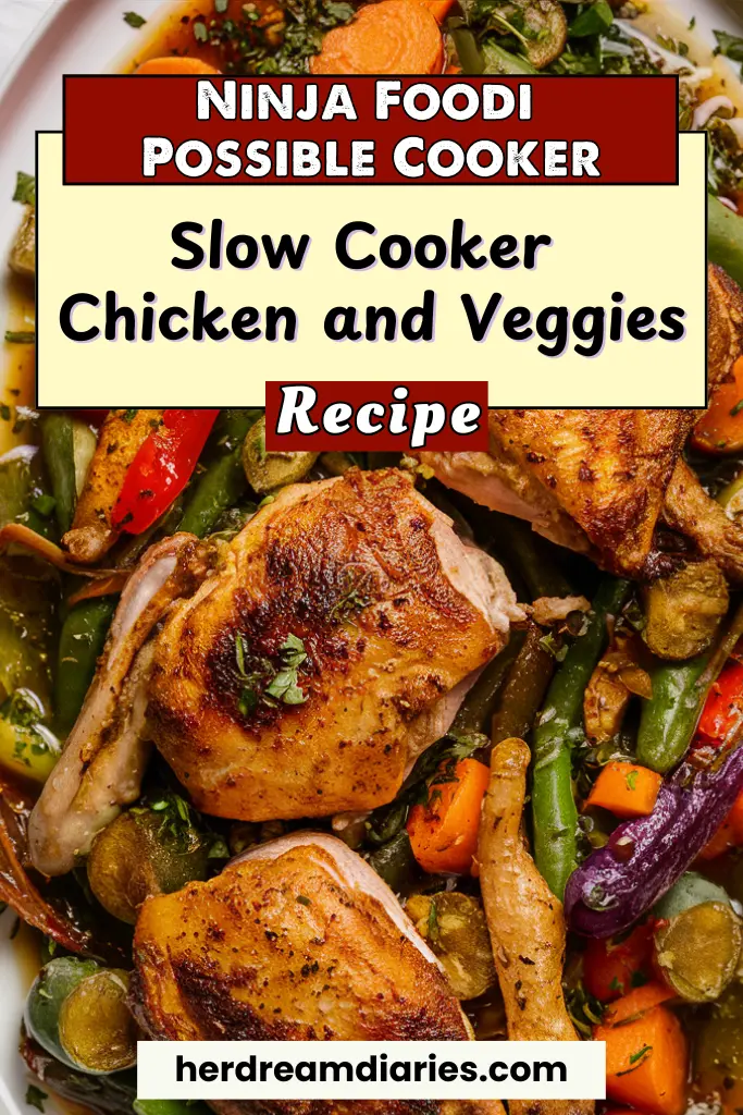 17 Ninja Foodi Possible Cooker Pro Recipes 8 Slow Cooker Chicken and Veggies