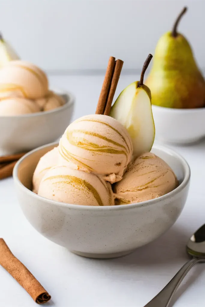 29 Easy Dairy-Free Ninja Creami Recipes for Everyone 9 Spiced Pear Sorbet