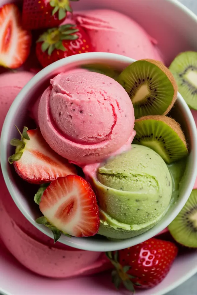 25 Easy Ninja Creami Sorbet Recipes for Summer 6 Strawberry Kiwi Dream