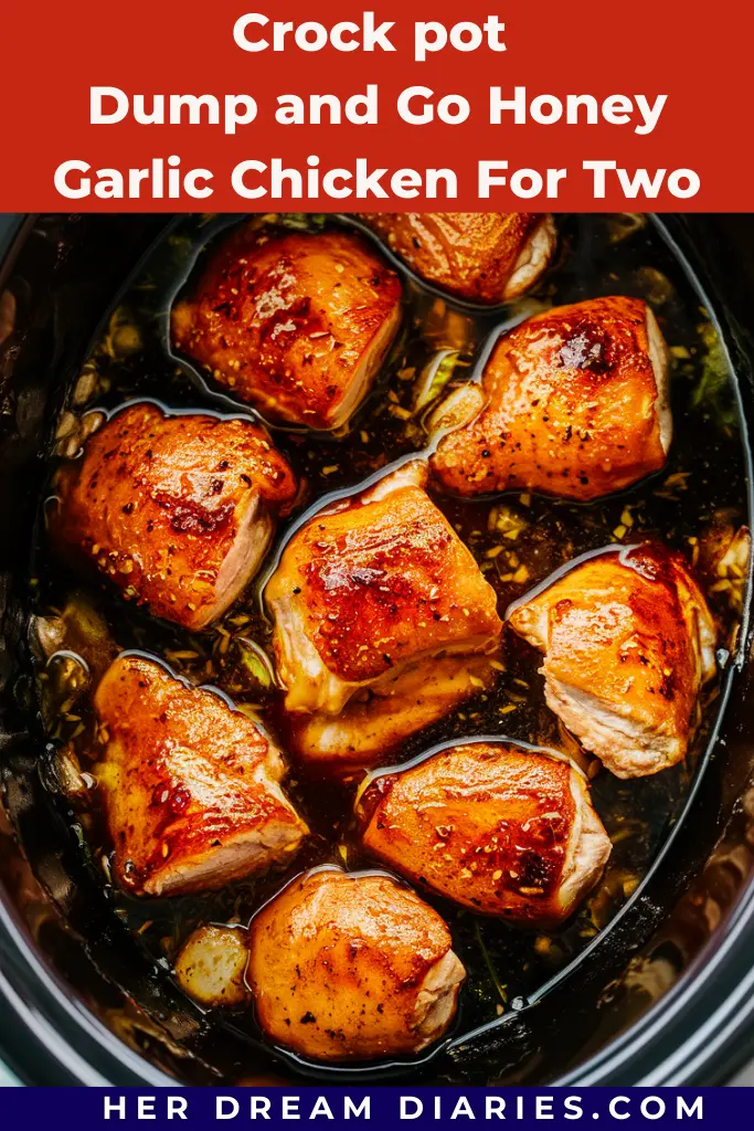 13 Easy Crock Pot Dump And Go Recipes 6 crock pot dump and go Honey Garlic Chicken For Two