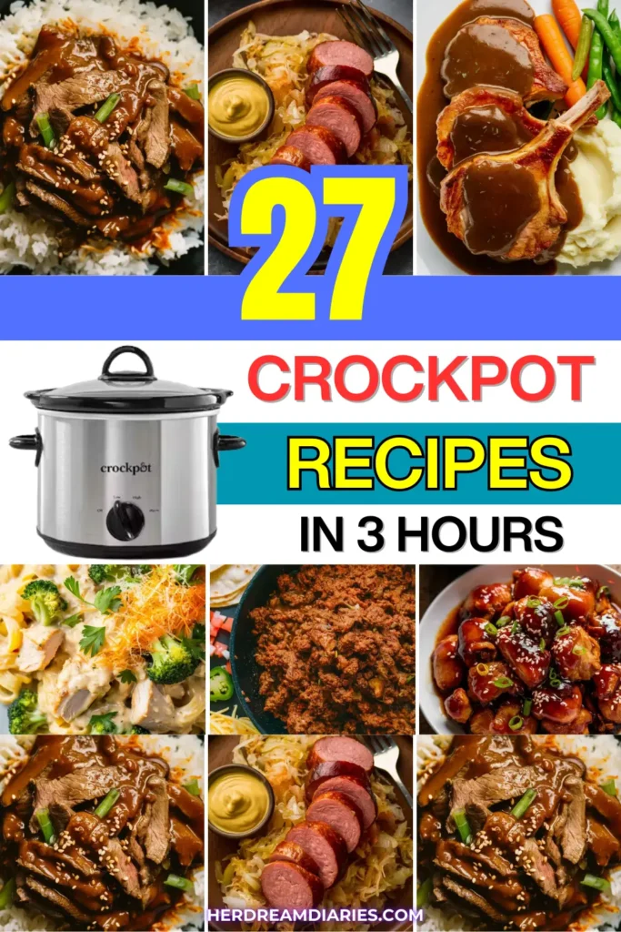 27 Crockpot Recipes in 3 hours 2 27 Crockpot Recipes in 3 hours