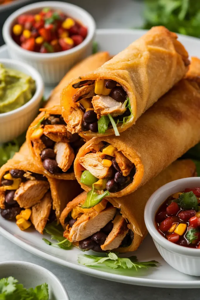 30 Easy 2 Quart Air Fryer Recipes 7 Air Fryer Southwestern Egg Rolls