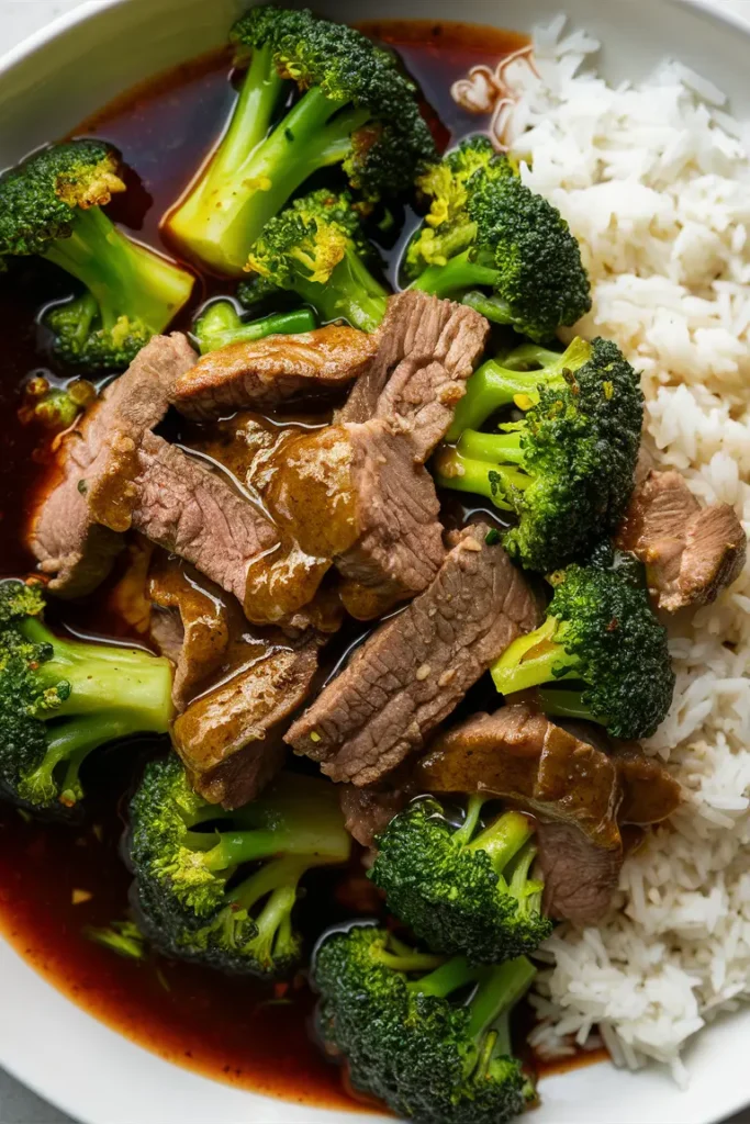 27+ Easy Crockpot Lunch Recipes 7 Beef and Broccoli