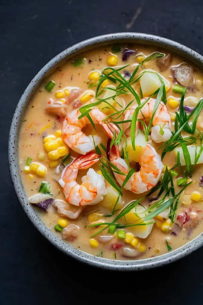 Cajun Shrimp and Corn Chowder