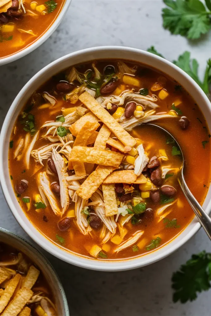 27 Crockpot Dinner Recipes 6 Chicken Tortilla Soup 1