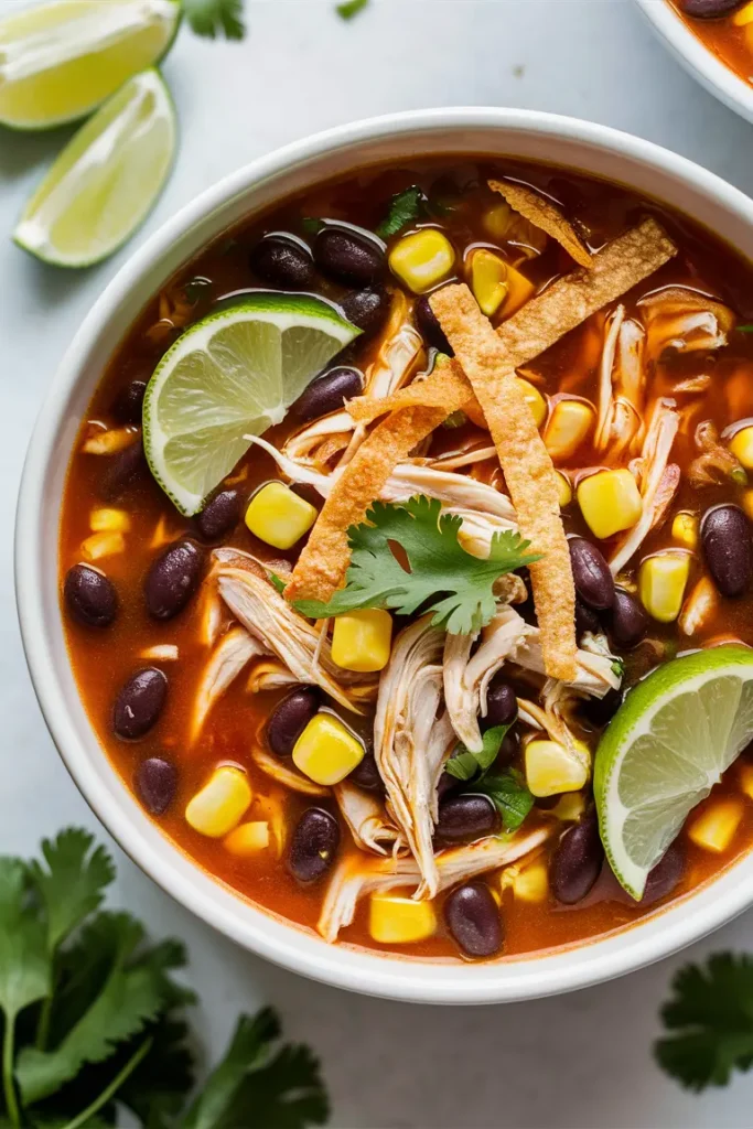 27+ Easy Crockpot Lunch Recipes 3 Chicken Tortilla Soup