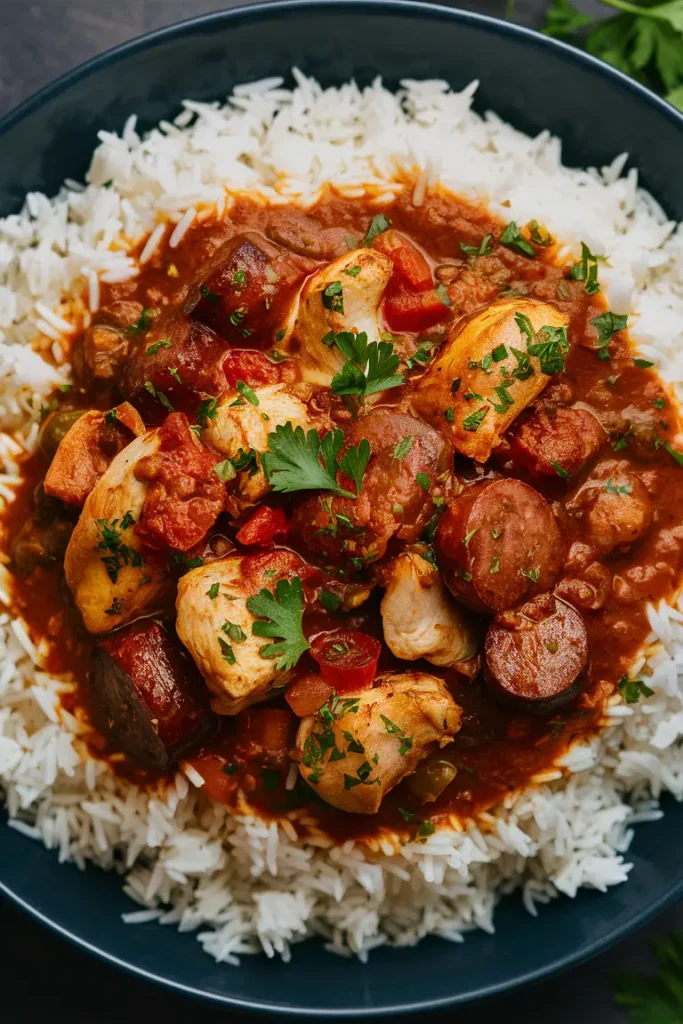 Chicken and Sausage Creole
