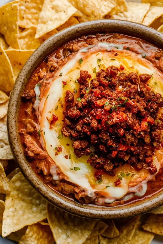 32 Delicious Little Dipper Crockpot Recipes Perfect for Any Party 5 Chorizo Queso Dip
