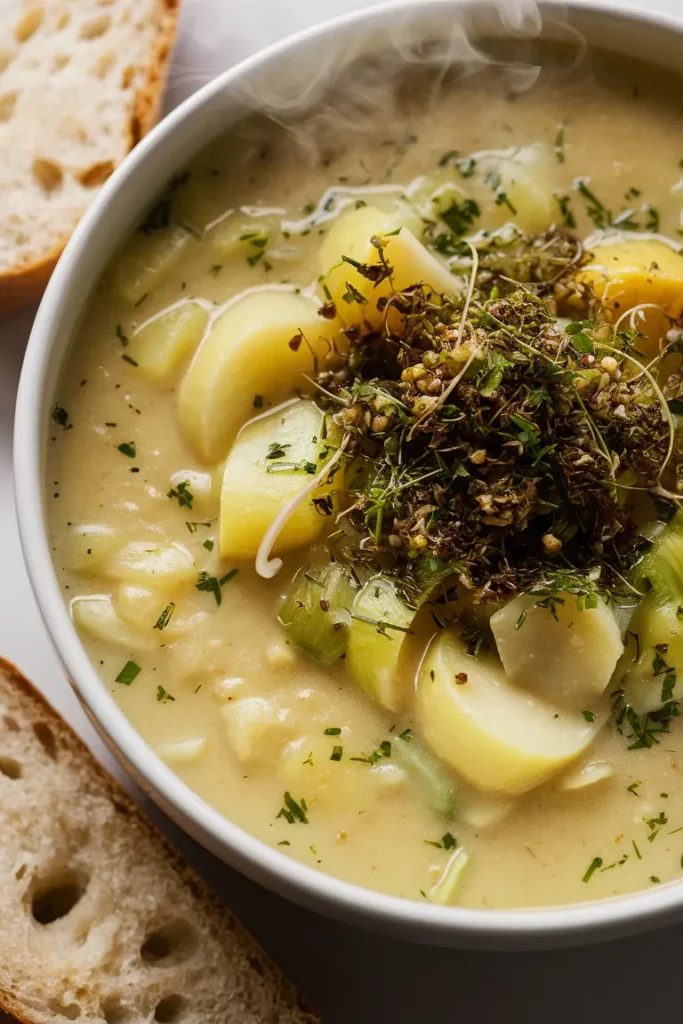 Creamy Potato Leek Soup