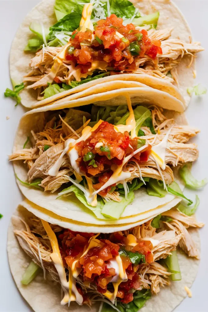 25+ Crockpot Recipes On A Budget 3 Crockpot Chicken Tacos