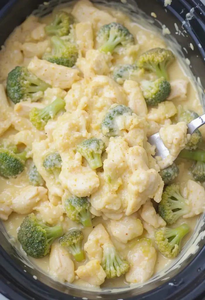 29 Light Crockpot Recipes 6 Crockpot Chicken and Broccoli Casserole