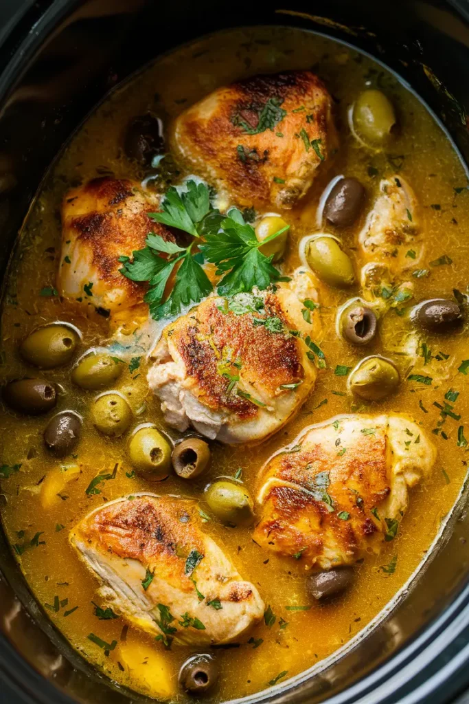 30 Mediterranean Crockpot Recipes 3 Crockpot Greek Lemon Chicken