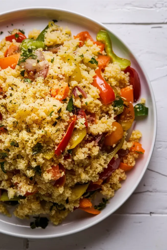 Crockpot Israeli Couscous Pilaf