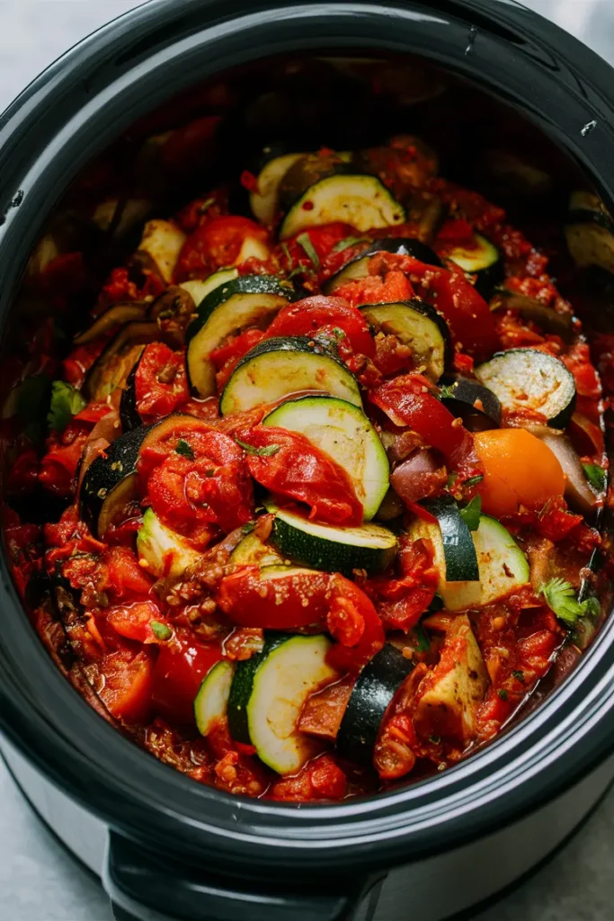 30 Mediterranean Crockpot Recipes 8 Crockpot Ratatouille
