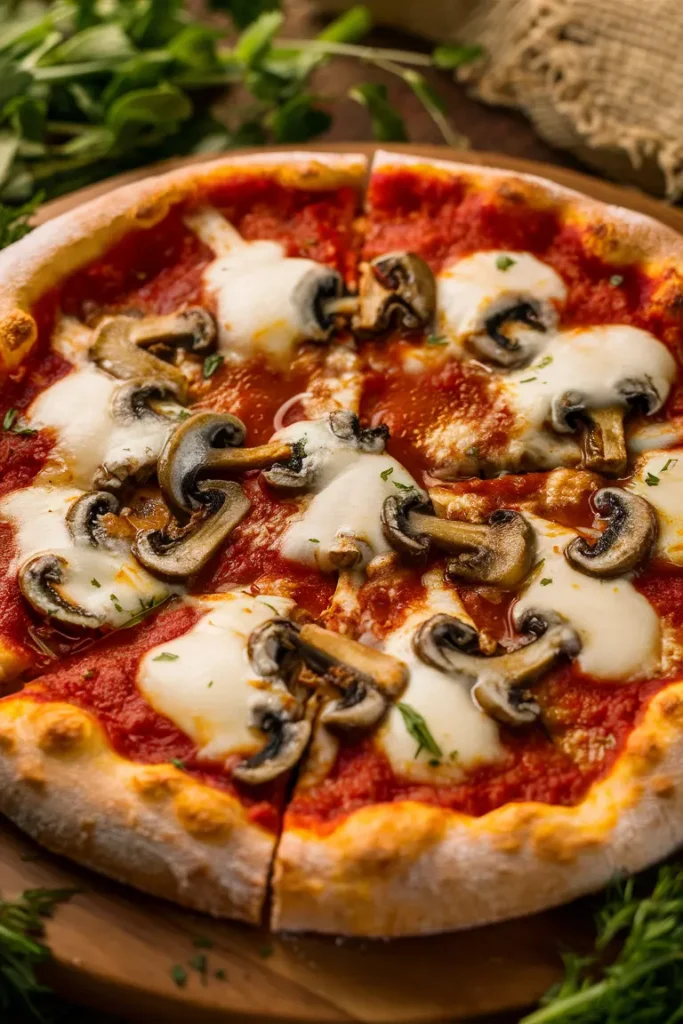 Davids Single ‘Shroom Pizza