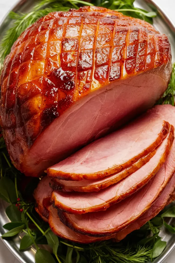 35 New Years Crockpot Recipes 5 Honey Glazed Ham