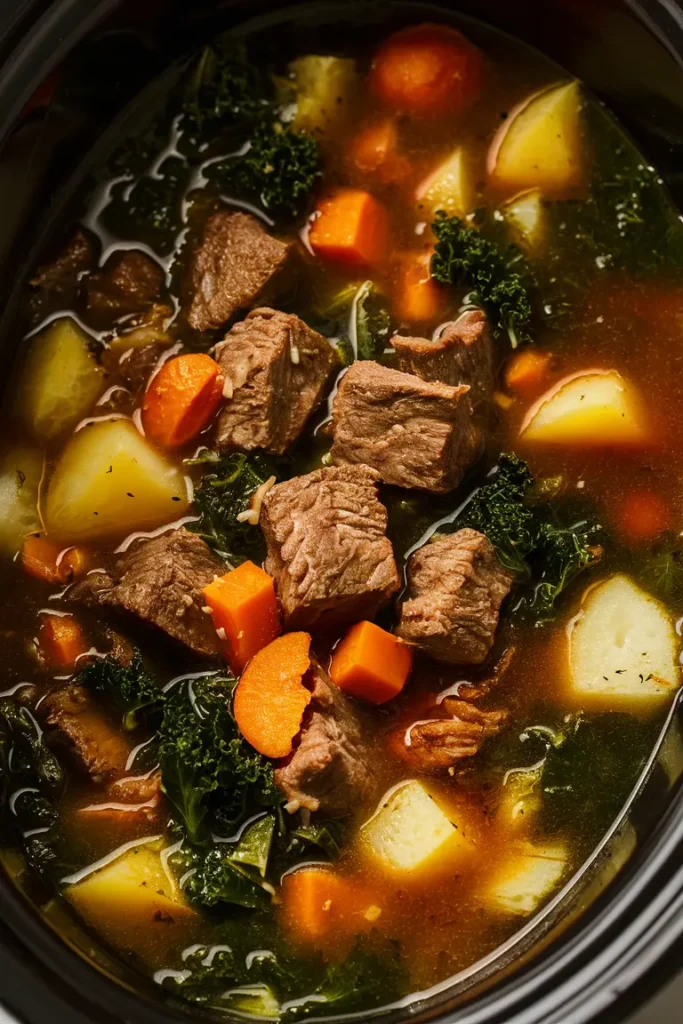 25 Irish Crockpot Recipes 10 Irish Beef and Kale Stew