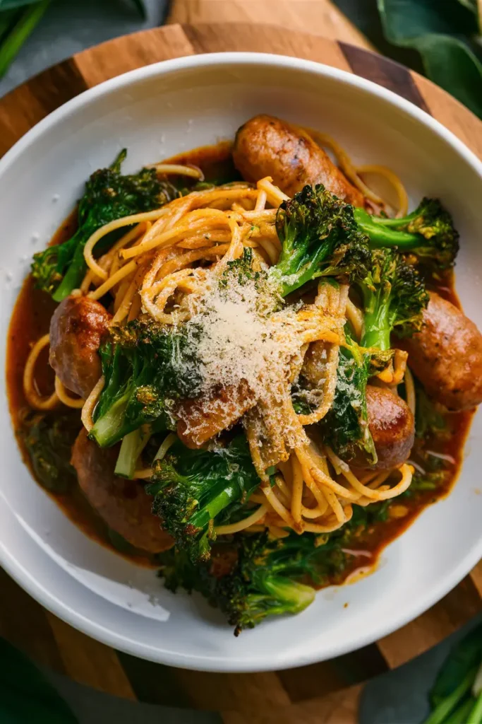 29 Italian Sausage Crockpot Recipes 7 Italian Sausage and Broccoli Rabe Pasta