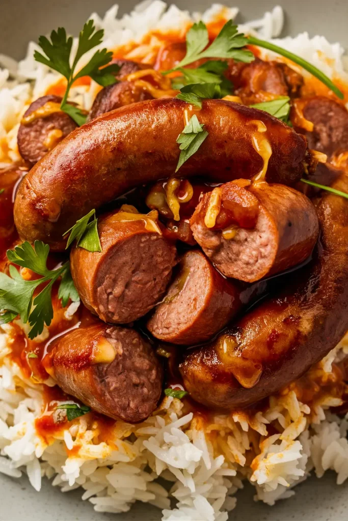 29 Italian Sausage Crockpot Recipes 5 Italian Sausage and Rice
