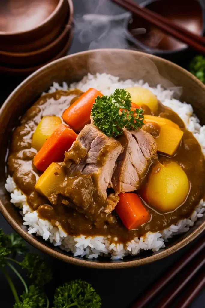 20+ Easy Crockpot Japanese Recipes 3 Japanese Pork Curry