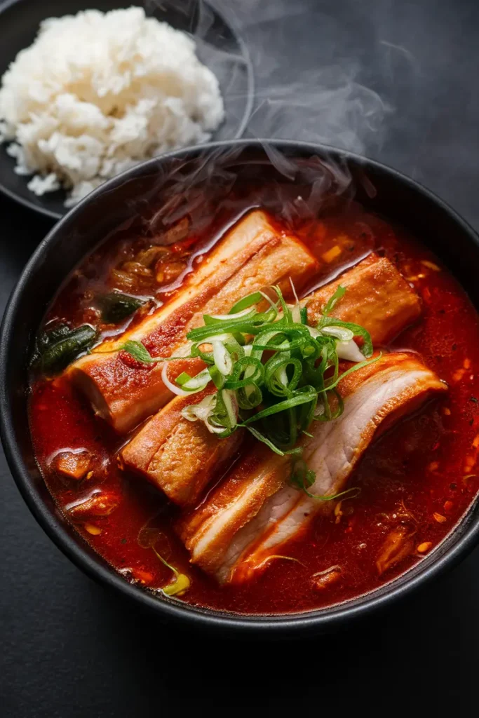 Korean Spicy Pork Belly Stew Samgyupsal Jjigae