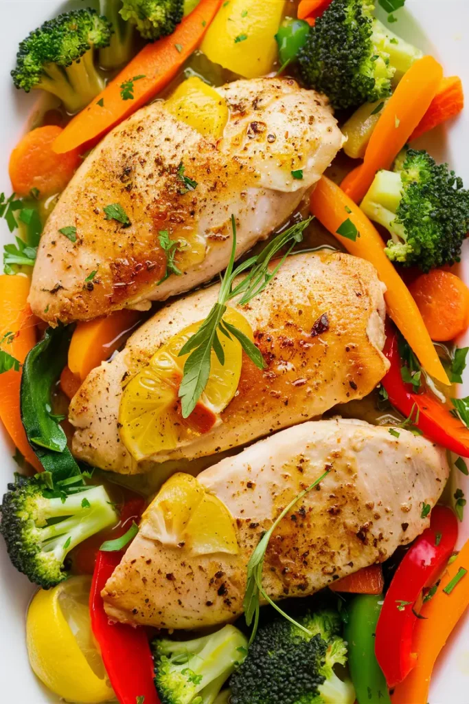 29+ Easy Crockpot Low Fat Recipes 3 Lemon Garlic Chicken