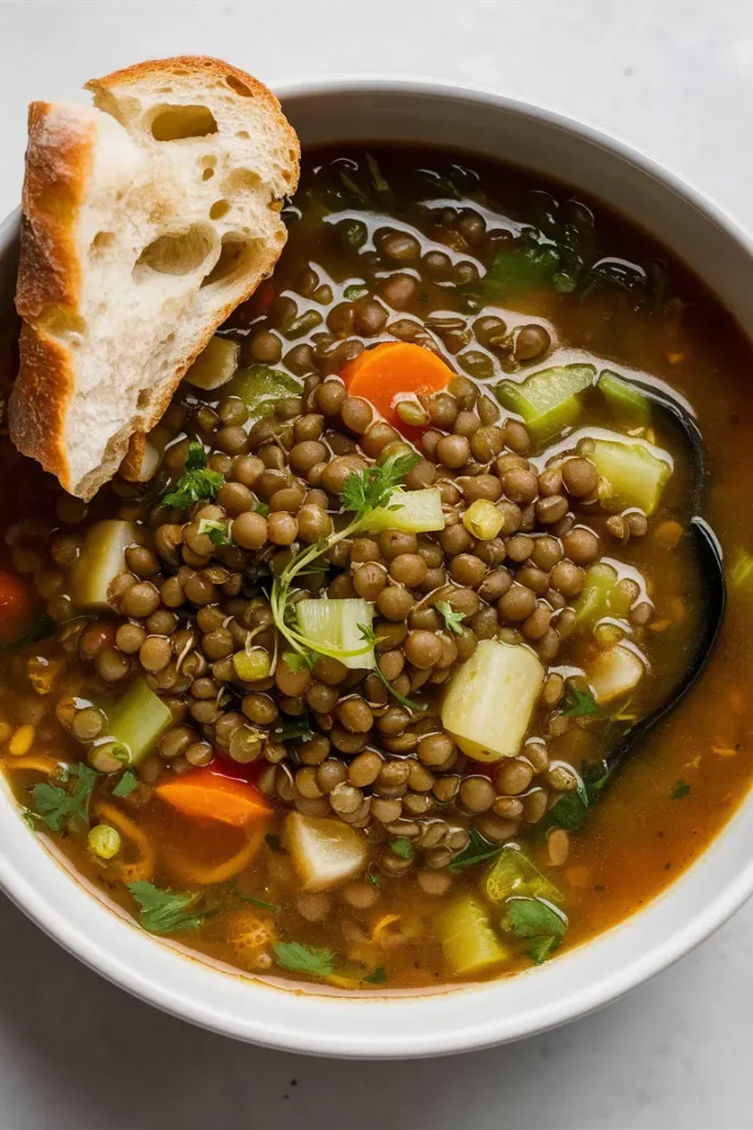 29+ Mini Crockpot Recipes for Lunch 6 Lentil Soup 1